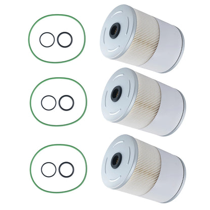 3 Pcs Fuel Filter for Detroit Diesel DD13 DD15 DD16 (2010–2016)