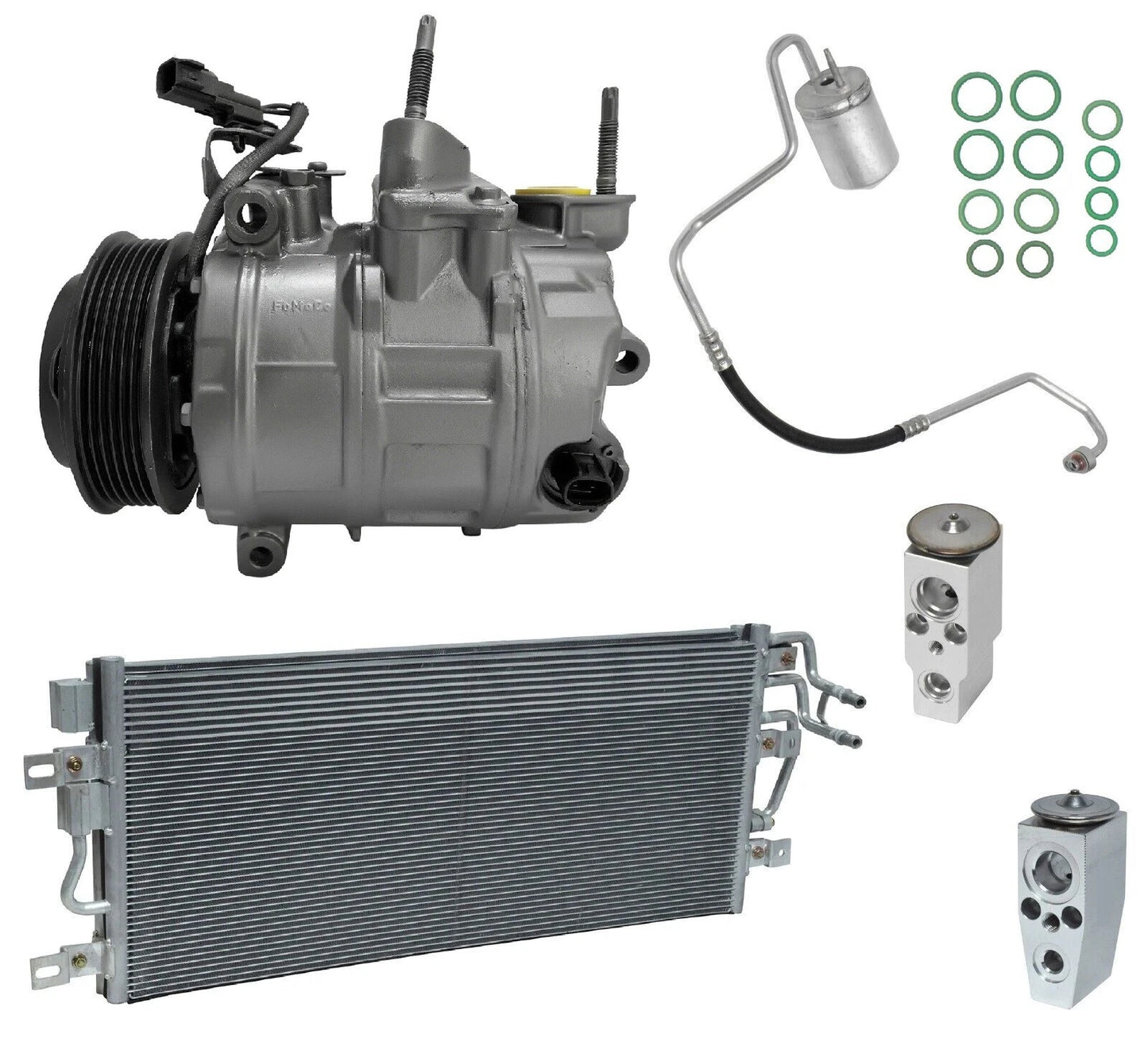 A C Compressor Kit with Condenser for Ford Explorer 2.0L (2012–2015)