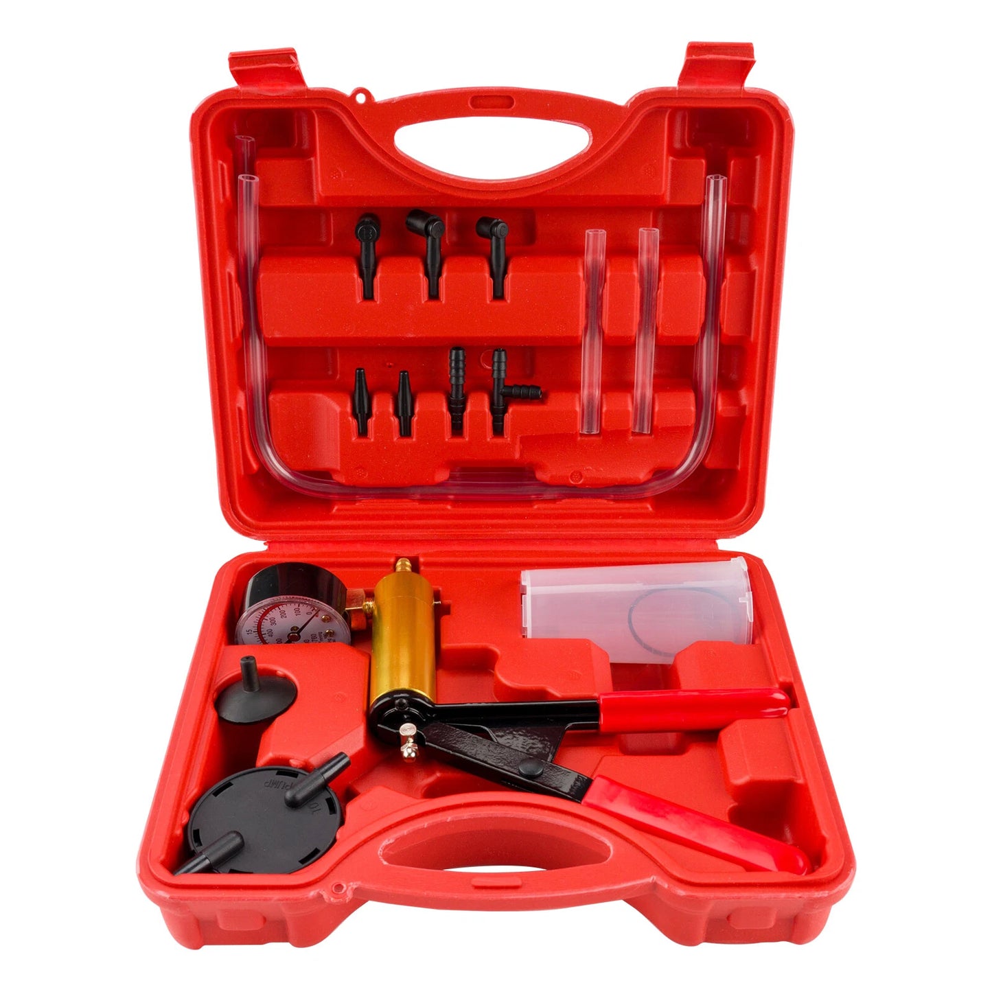2-in-1 Brake Bleeder Vacuum Pump Gauge Test Tuner Kit for DIY (2021–2025)