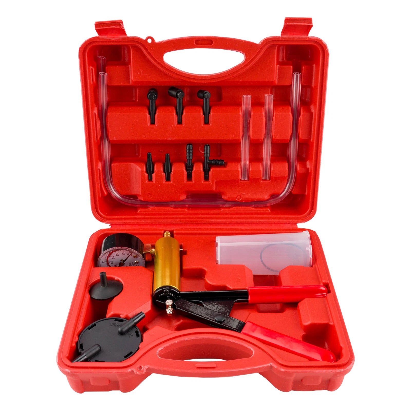2-in-1 Brake Bleeder Vacuum Pump Gauge Test Tuner Kit for DIY (2021–2025)