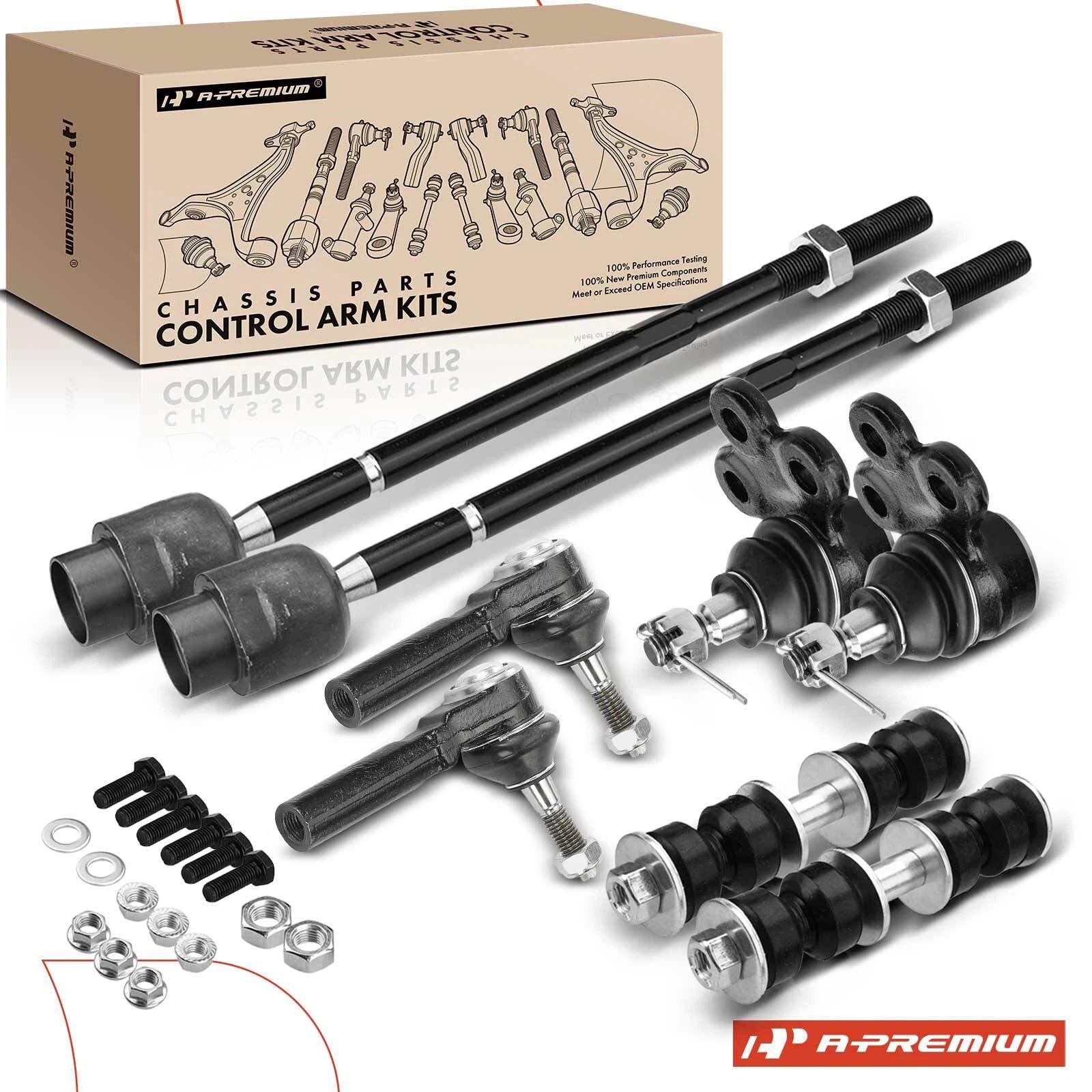 8x Ball Joint Sway Bar Link Tie Rod Ends for Chevy Impala Buick