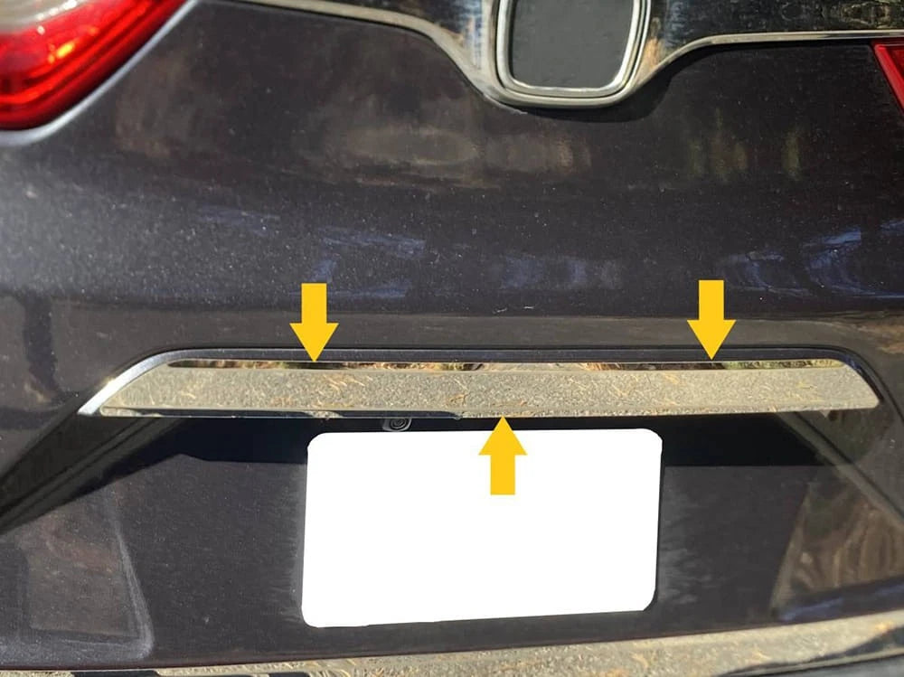 1pc Luxury FX Polished License Bar for 2017-2022 Honda CR-V - LUXFX4309