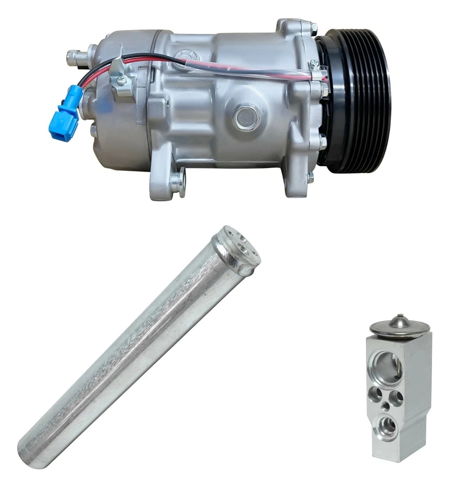 AC Compressor Kit Replacement for Volkswagen EuroVan 2.5L 2.8L (2002–2005)