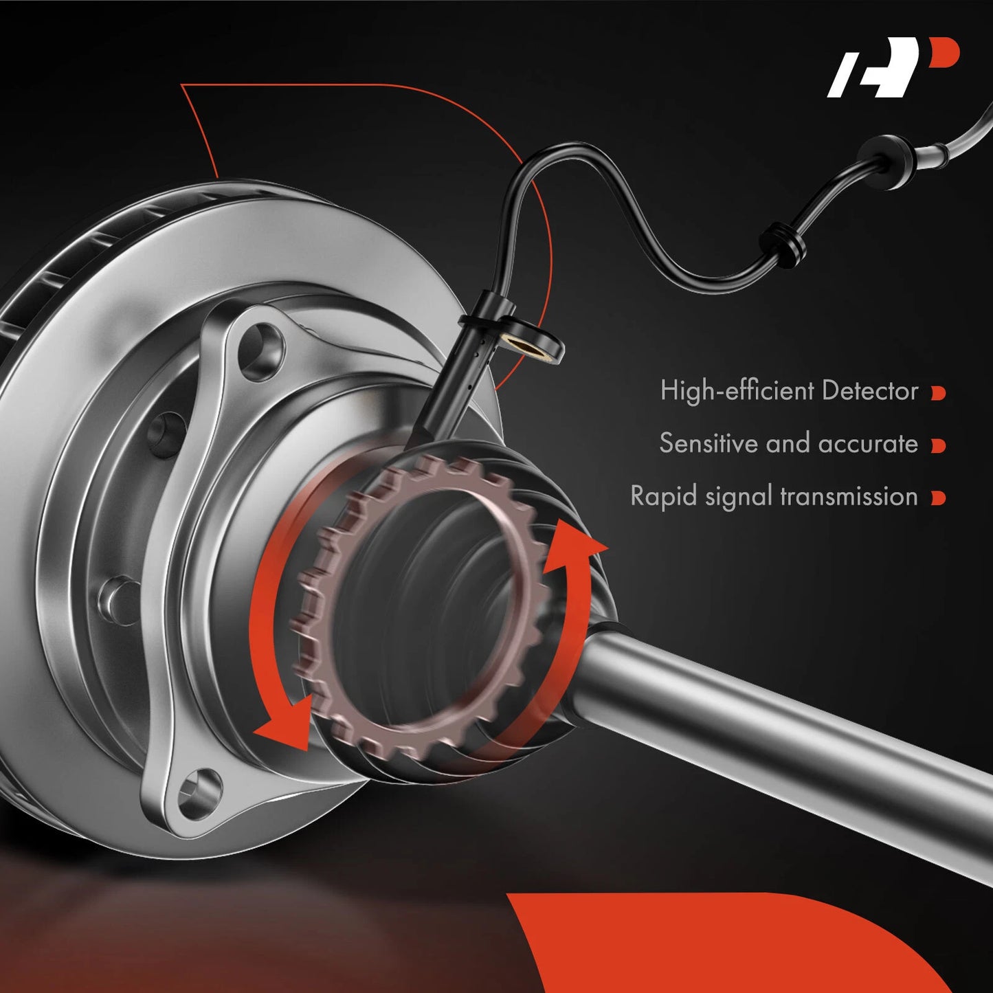 2X Rear ABS Wheel Speed Sensor for Mercedes-Benz CLA250 CLA35 AMG (2014–2023)