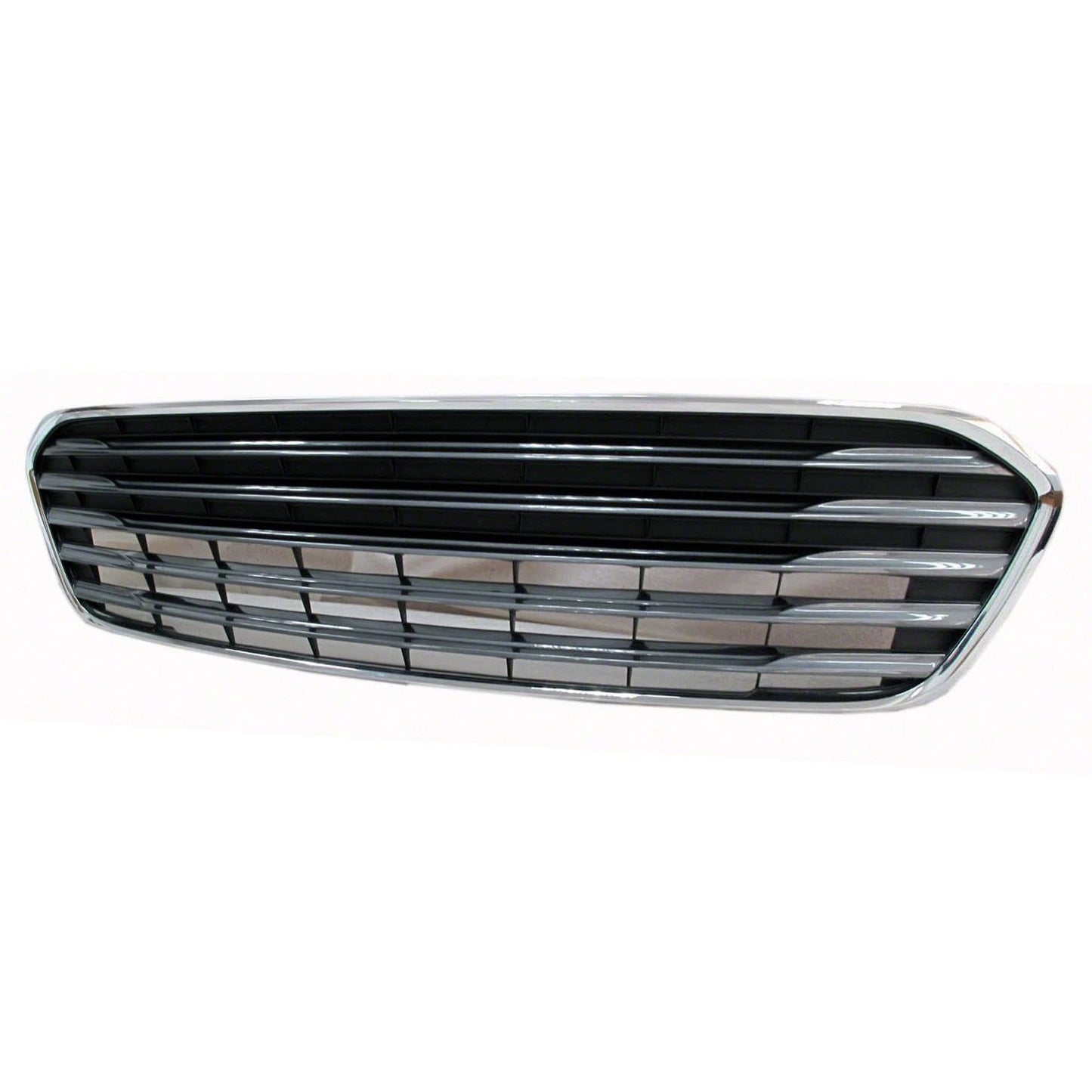 Front Bumper Cover Grille Replacement Black Chrome for Jeep Grand Cherokee (2014–2021)