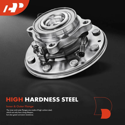 2X Front Wheel Hub & Bearing Assembly for Chevy Suburban 3500 HD (2016–2019)