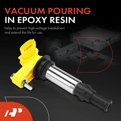 6X Yellow Ignition Coil for Chevy Traverse GMC Acadia (2009–2023)