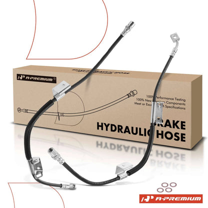 2X Front Brake Hydraulic Hose for Chevrolet Express 1500 (2003–2009)