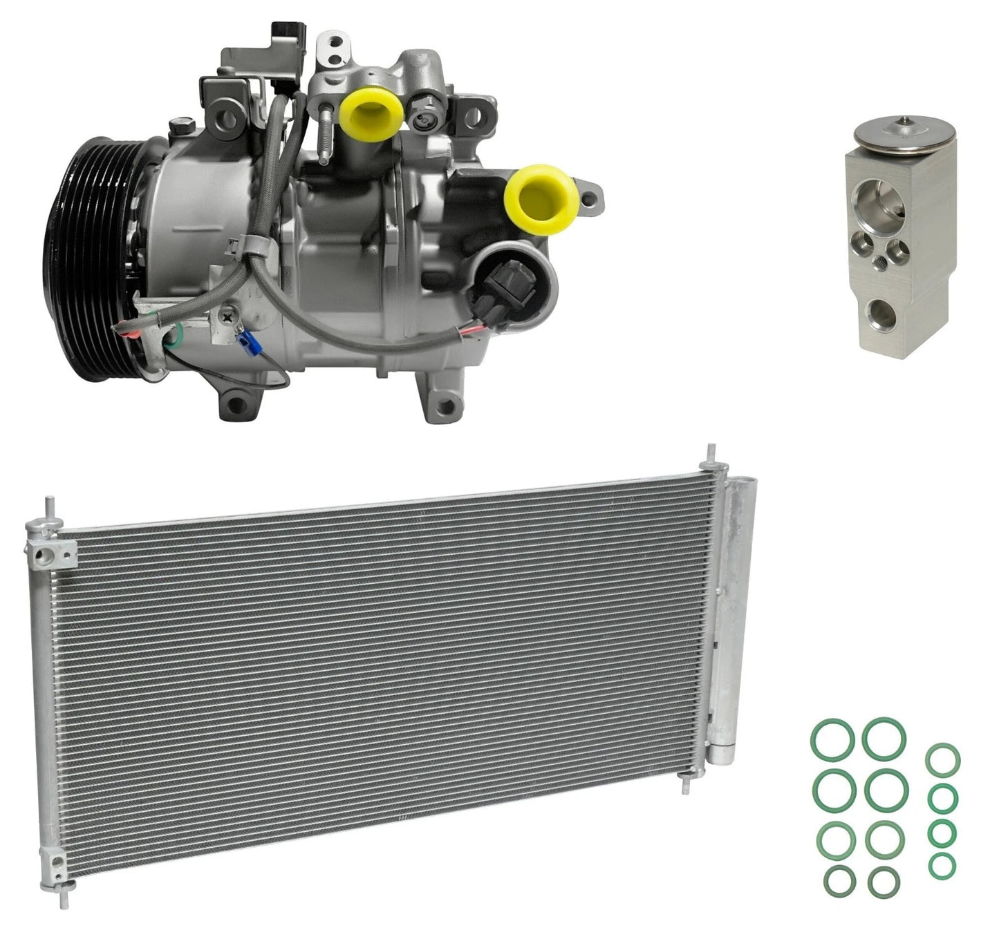AC Compressor Kit with Condenser for Acura TLX 2.4L (2020–2021)