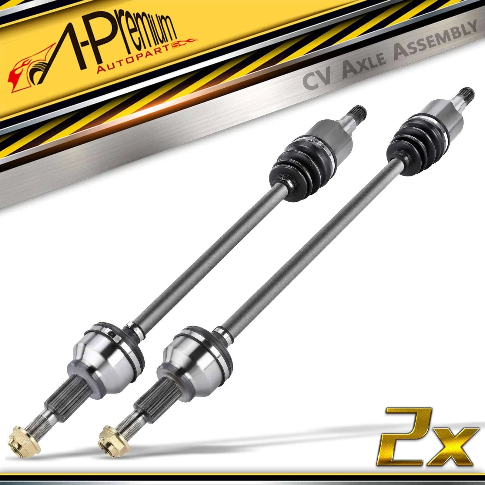 2X Rear CV Axle Assembly for Dodge Journey (2009–2019) AWD