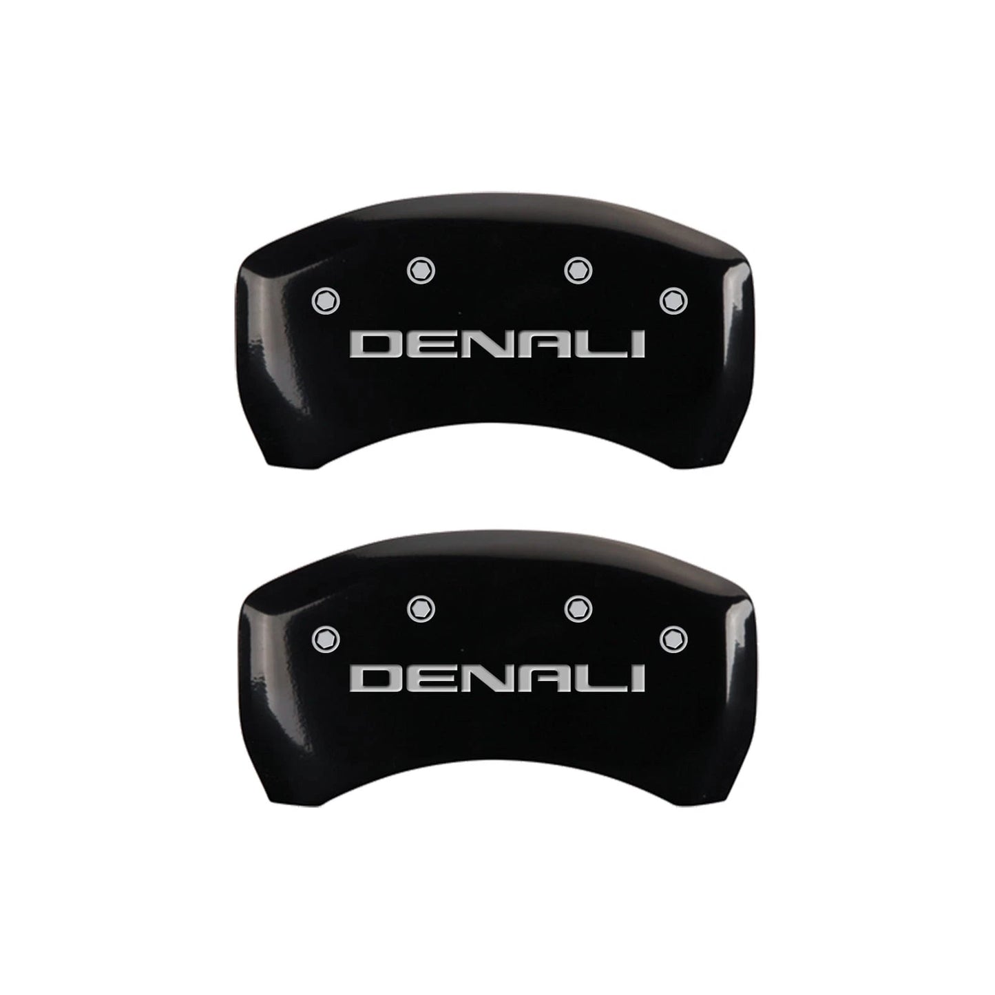 Caliper Covers Set of 4 Black Front for GMC Acadia (2017–2020)