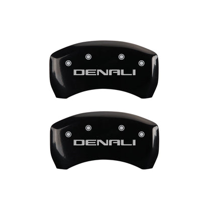 Caliper Covers Set of 4 Black Front for GMC Acadia (2017–2020)