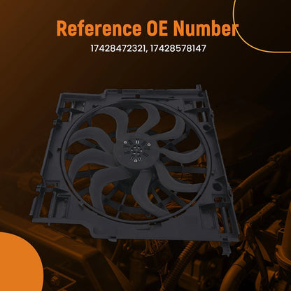 Electric Radiator Cooling Fan for BMW X3 G01 X4 F26/G02 (2014–2024)