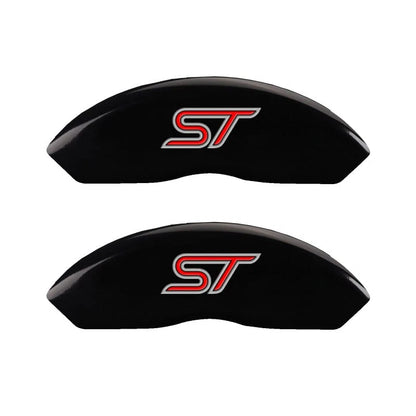 Caliper Covers Set of 4 Black ST w/o Bolts for 2019-2020 Ford Edge