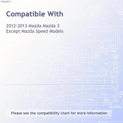 Fog Hole Cover Passenger Side Replacement for Mazda 3 (2012–2013)