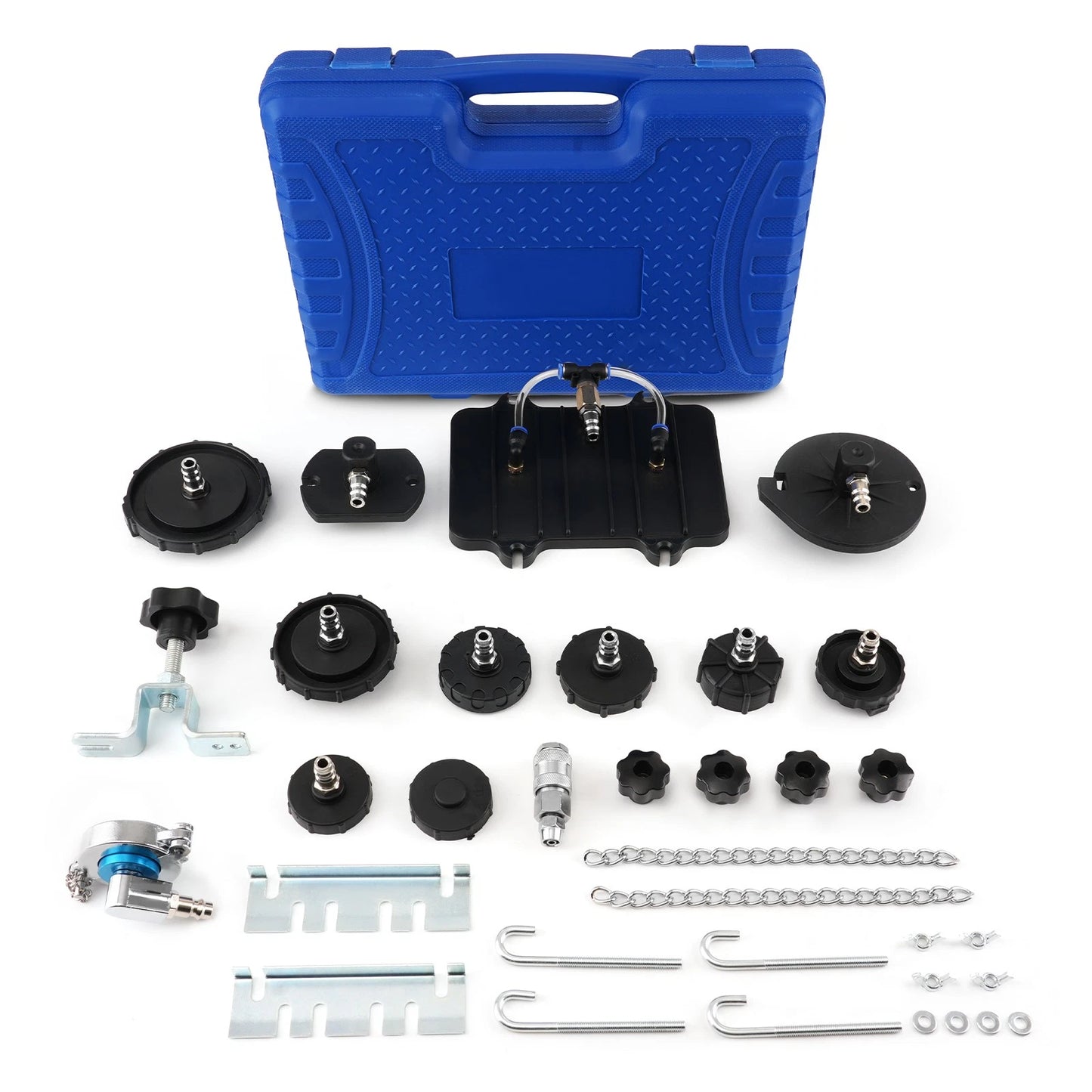 Brake Bleeder Adapter Kit for Master Cylinder Brake Fluid Bleeding (12-Piece)