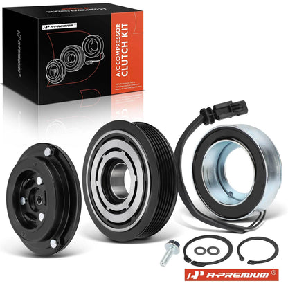 A/C Compressor Clutch Kit with 6-Groove Pulley for Chevy Cruze (2011)