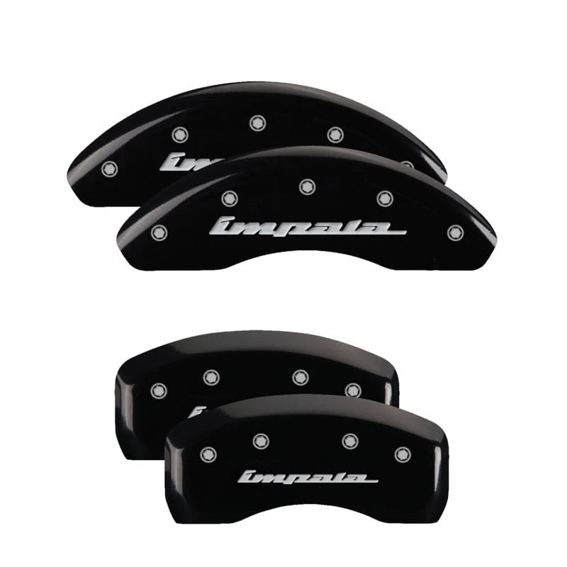 Caliper Covers Set of 4 Black for 2014–2020 Chevrolet Impala