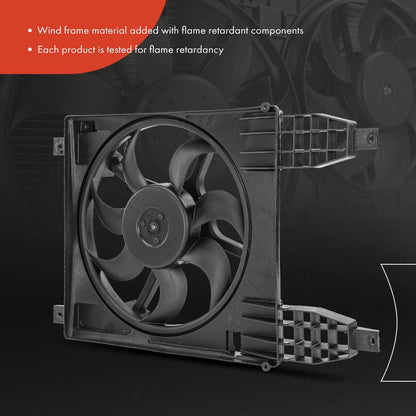 Cooling Fan Assembly with Shroud for Chevy Aveo/Aveo5 (2009–2011)