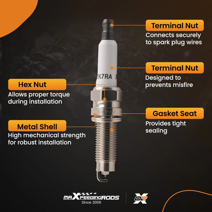 Iridium Spark Plugs for Audi Q7 VW Touareg 3.6L (2007–2017)