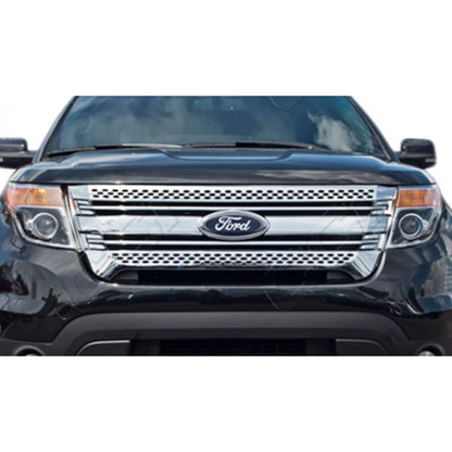 Chrome Grille Overlay 'Factory Style' for 2011-2015 Ford Explorer