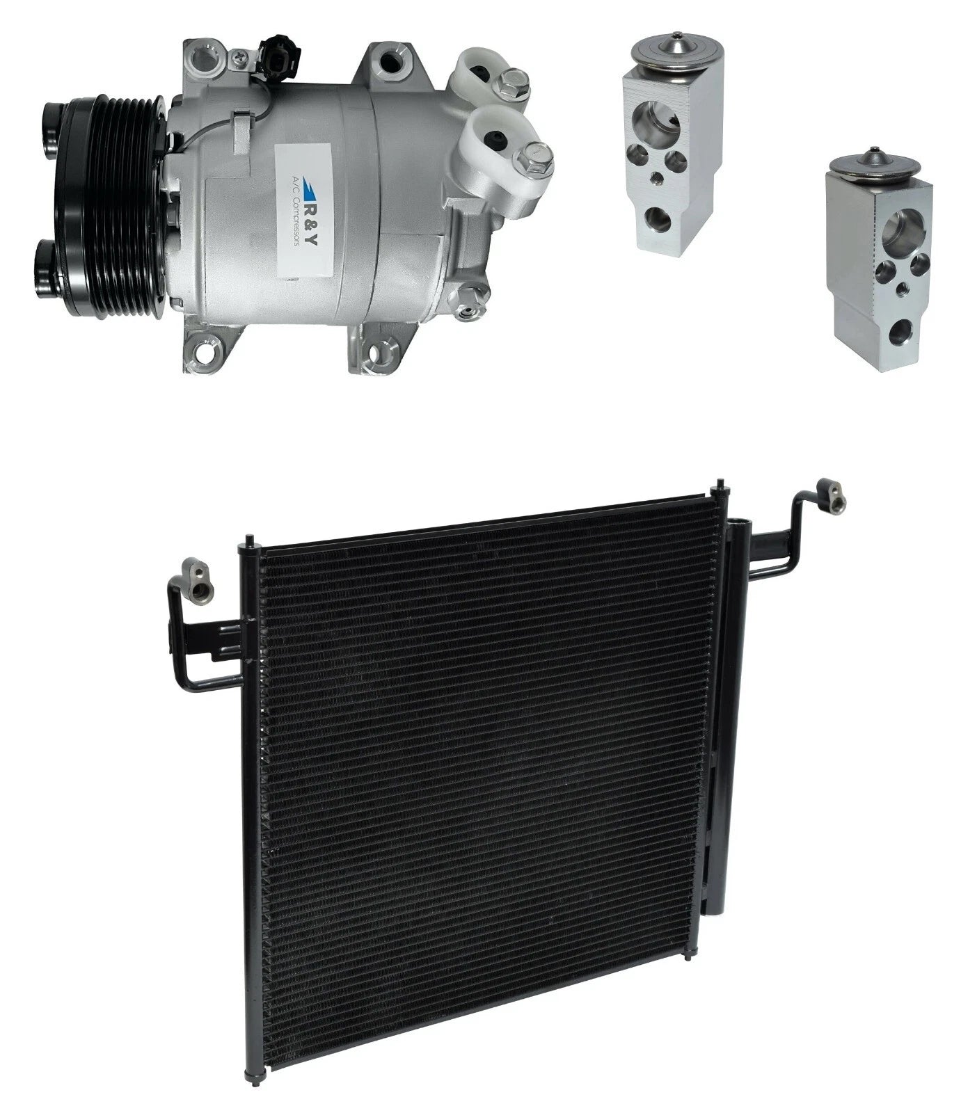 AC Compressor Kit With Condenser for Nissan Armada 5.6L (2013–2016)