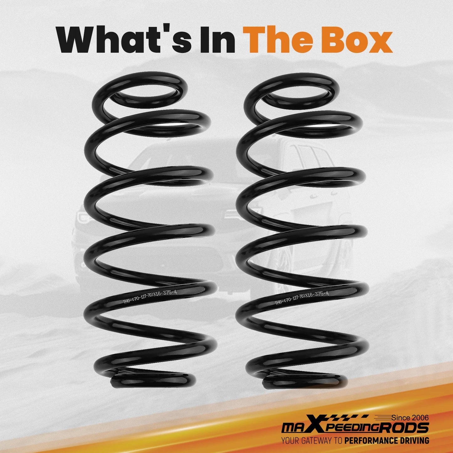 2" Rear Lowering Coil Springs for Chevrolet Avalanche Tahoe (2007–2014)