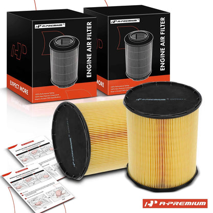 2X Engine Air Filter for Mercedes-Benz CLA45 AMG, GLA45 AMG (2014–2019)