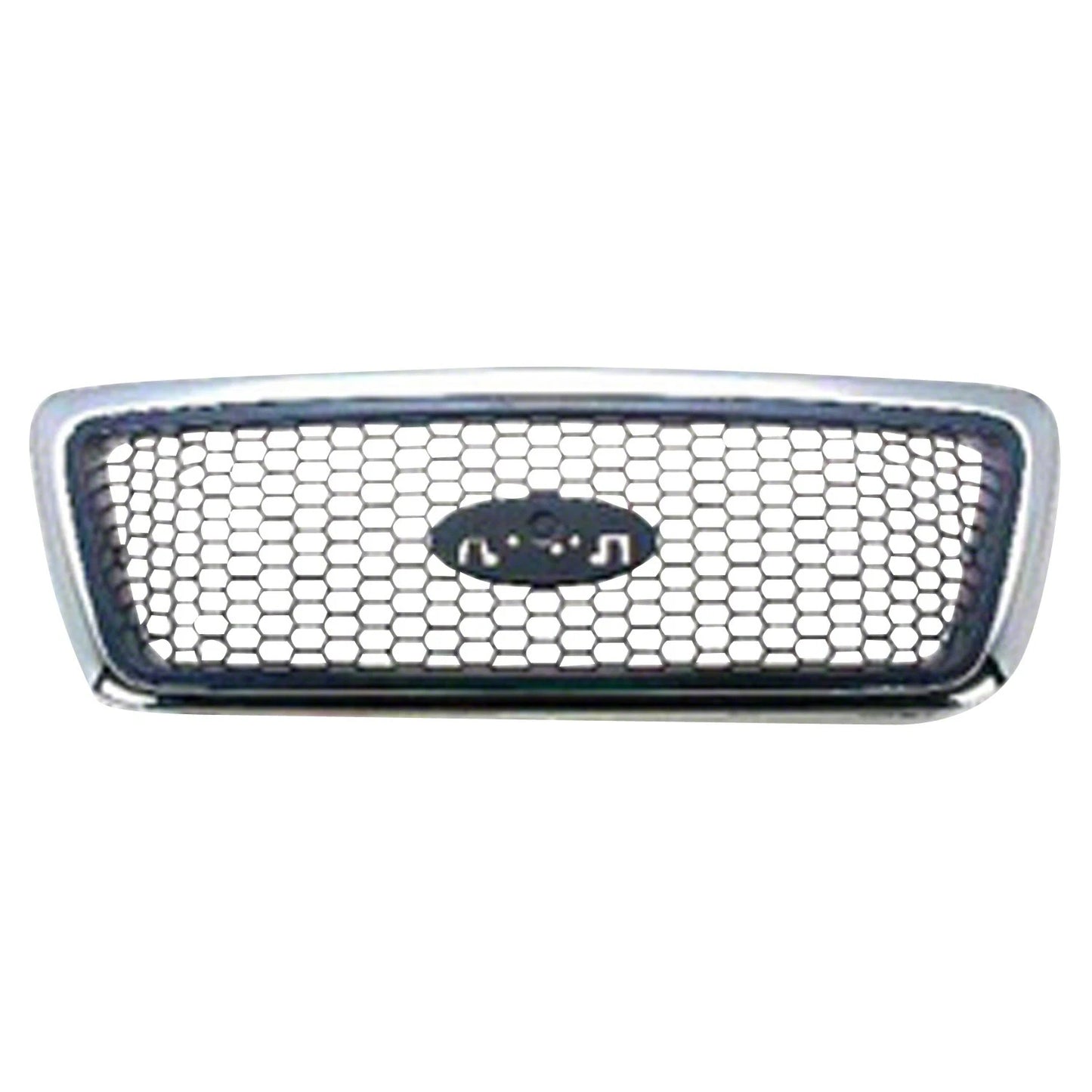 Replacement Black Chrome Plastic Front Grille For 2006-2008 Ford Ford Lightduty