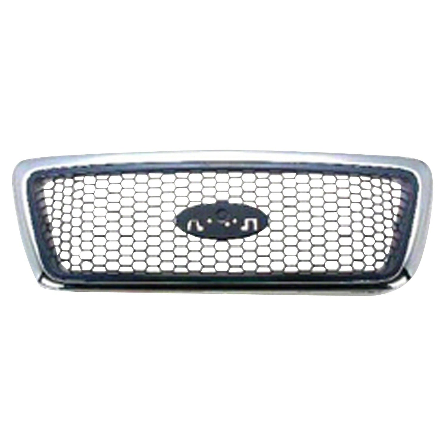 Replacement Black Chrome Plastic Front Grille For 2006-2008 Ford Ford Lightduty