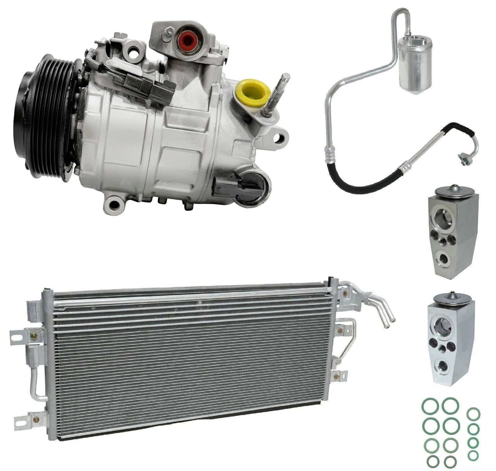 AC Compressor Kit With Condenser for Ford Explorer 3.5L (2014–2014)