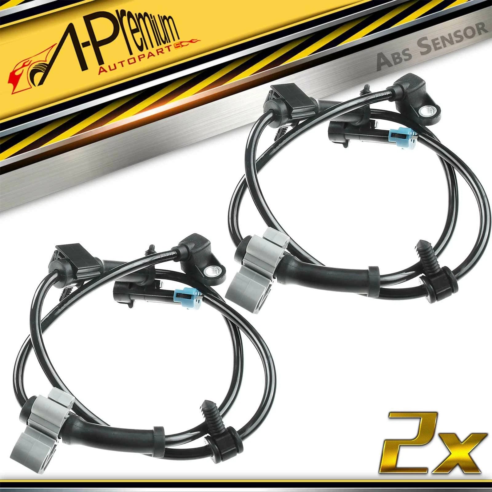 2X ABS Wheel Speed Sensor Front for Cadillac Escalade (2002–2020)