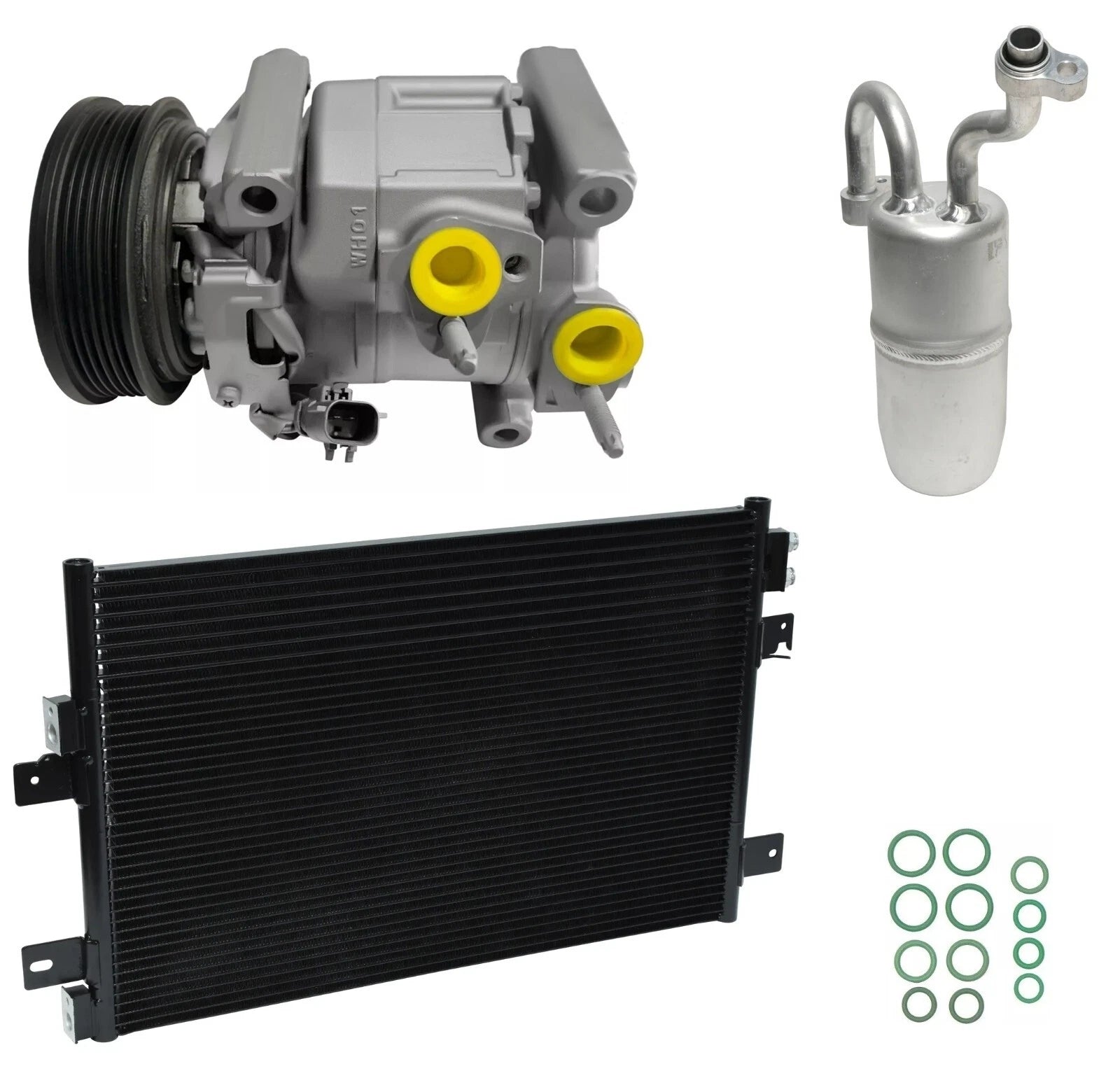 AC Compressor Kit With Condenser for Chrysler 200 3.6L V6 (2011–2014)