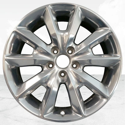 18" Polished Replacement 10-Spk Rim by JTE Wheels for 14-18 Jeep Cherokee (18x7)