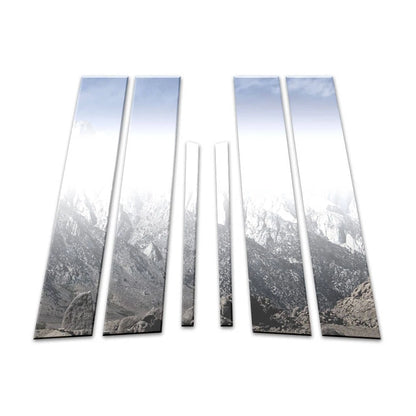 6Pc Chrome Pillar Post Covers for Chrysler 200 (2011–2014)