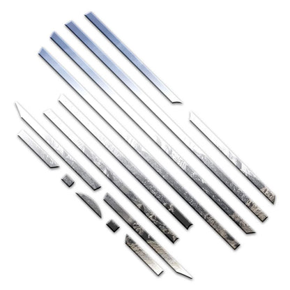 Luxury Chrome Straight Accent Trim Kit for 2010-2014 Cadillac CTS (14pc)