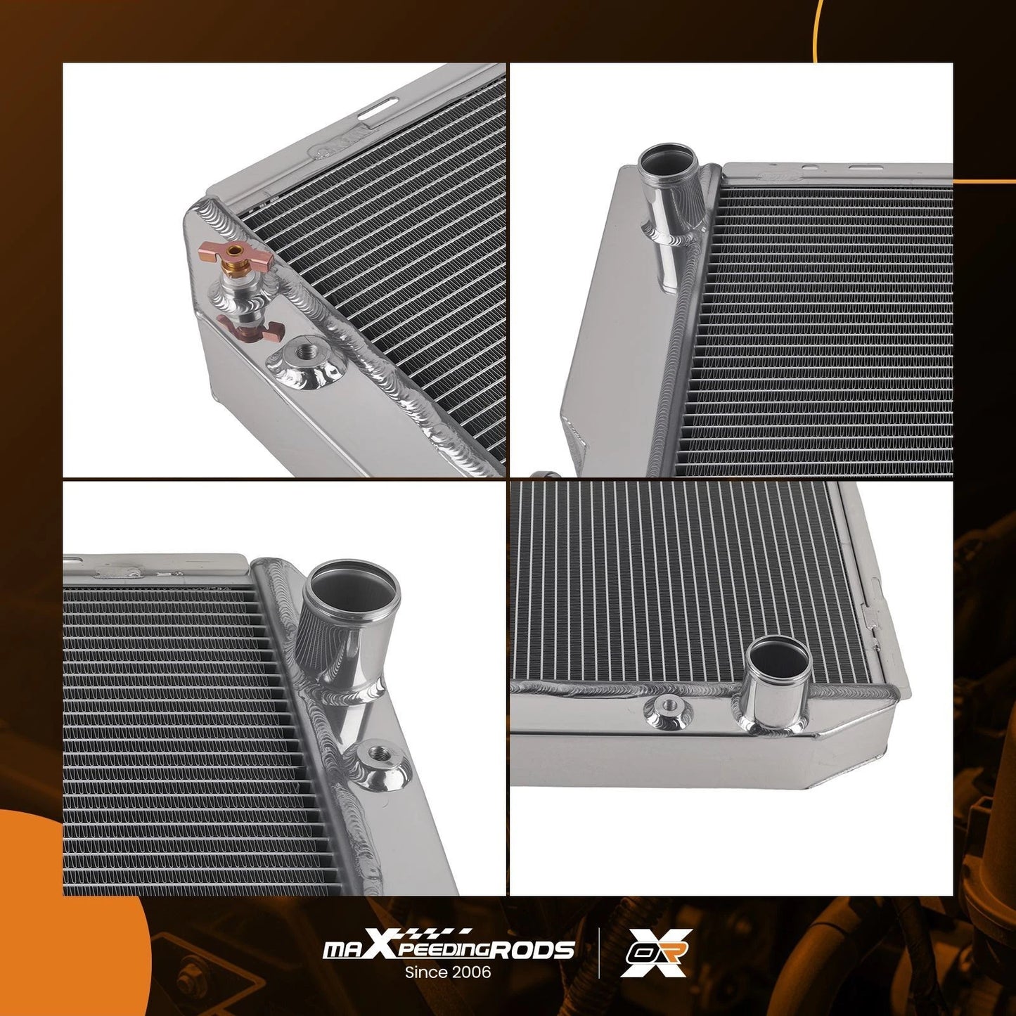 Aluminum 3 Row Radiator for 1960–1965 Ford Falcon (1960–1965)