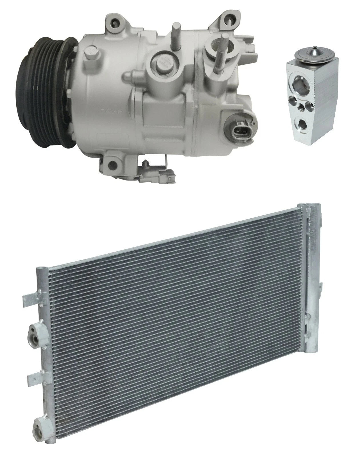 AC Compressor Kit With Condenser for Ford Fusion 1.5L (2016–2019)