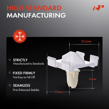 30Pcs Fender & Quarter Panel Moulding Clips for Mercedes