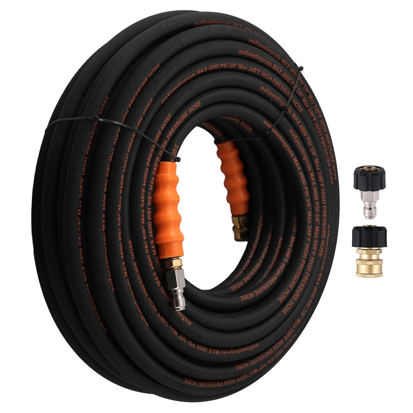 Flexible Pressure Washer Hose for Simpson (125 ft, 3/8", 4800 PSI)