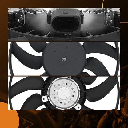 Electric Radiator Cooling Fan for Audi A4 A5 Quattro & Porsche Macan (2015–2021)