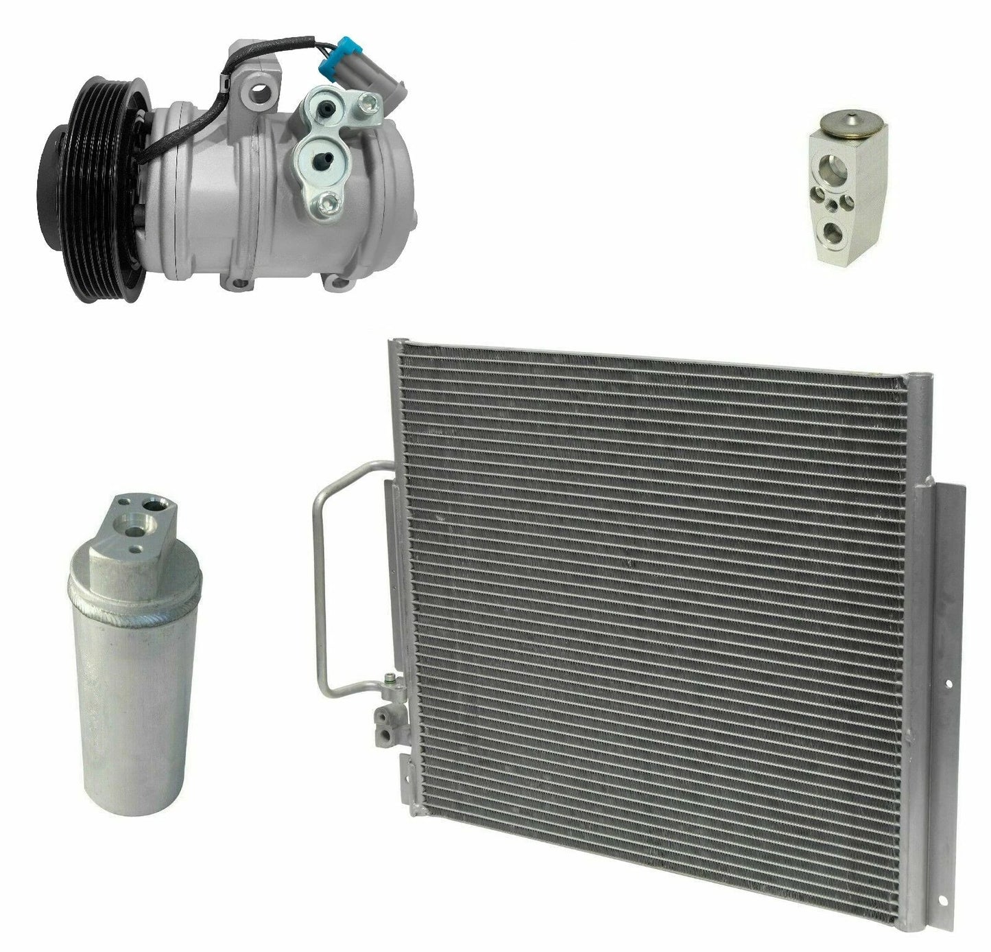 AC Compressor Kit with Condenser for Isuzu i-290 (2008–2008)