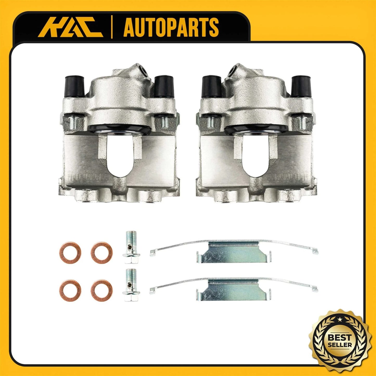 Front Brake Calipers w/o Bracket for BMW 318i 320i 323i (1999–2006)