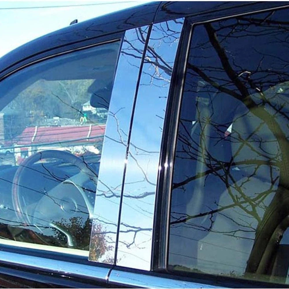 Luxury Chrome Pillar Post Trim 4pc for Cadillac Escalade (2007–2014)