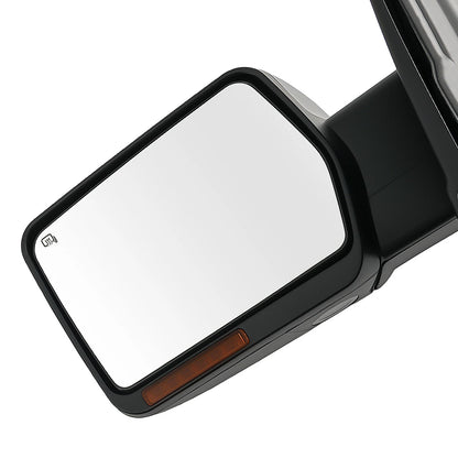 Heated Power Side View Mirror for Ford F-150 (2004–2014) Chrome LED Towing