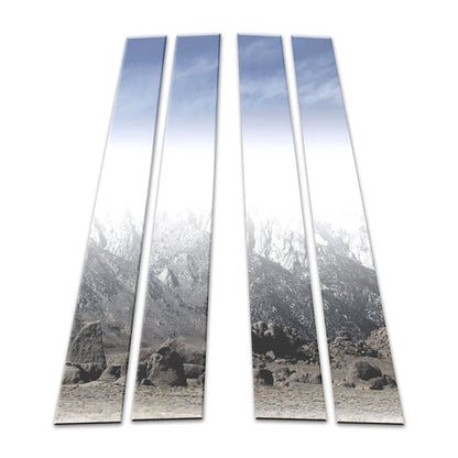 4Pc Chrome Pillar Post Covers for Lexus LX 570 (2008–2024)