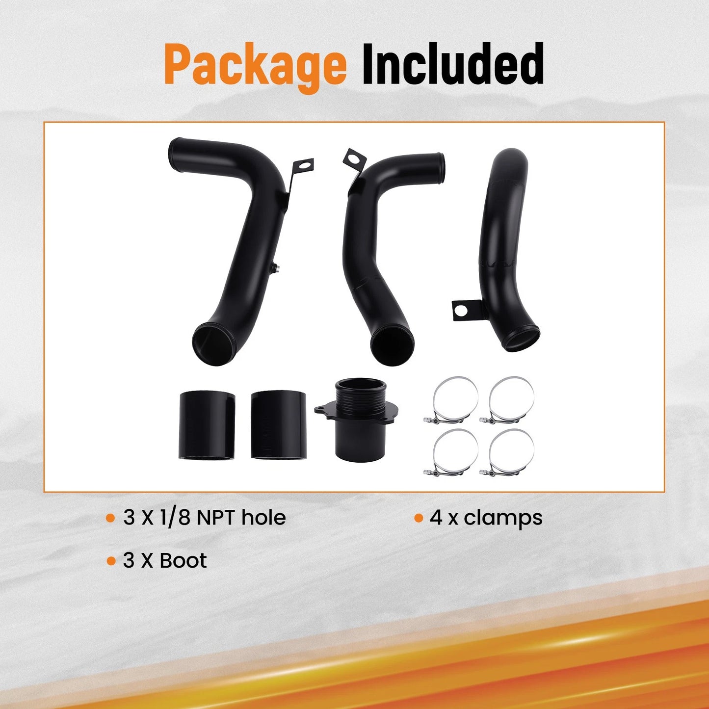 Intercooler Charge Pipe Kit for Audi A3 S3 and VW Golf GTI MK7 (2014–2020)