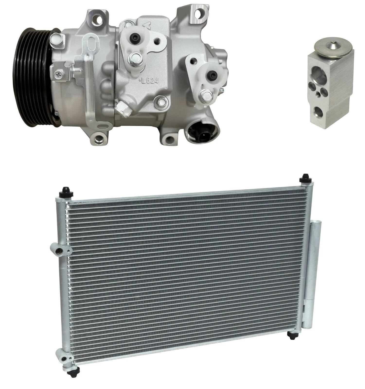 AC Compressor Kit With Condenser for Scion xB 2.4L (2008–2015)