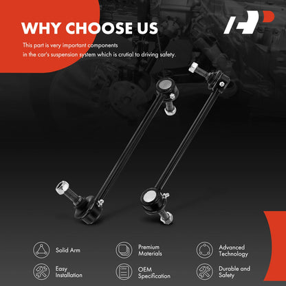 2X Front Sway Bar Link for Mercedes-Benz SLC300 SLK250 (2012–2019)
