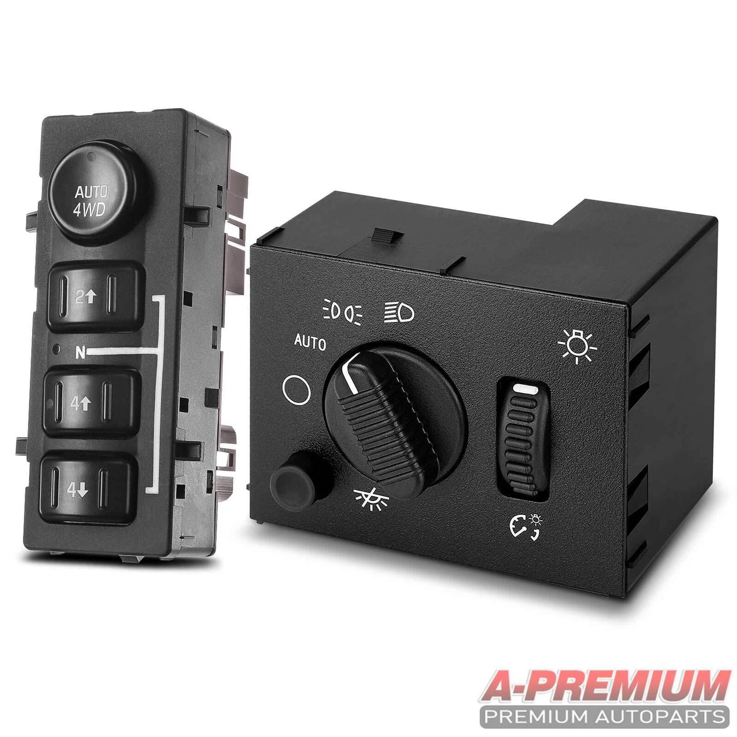 4X4 Selector Switch & Headlight Switch for Cadillac Chevrolet